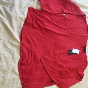 NWT lightweight sweater in vibrant red with cashmere